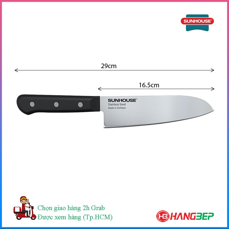 Dao làm bếp đa năng 16.5cm Sunhouse KS-KN165KS