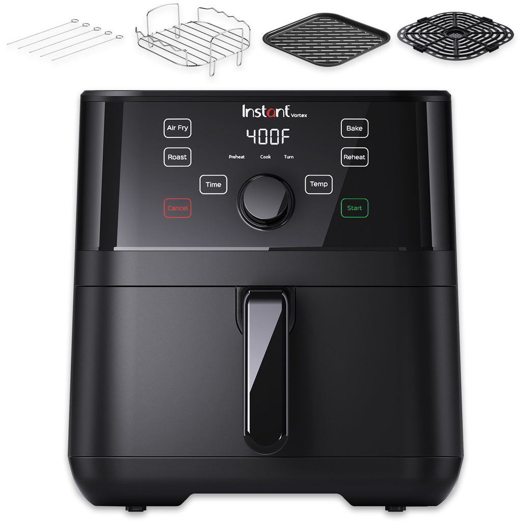Nồi chiên không dầu Instant Vortex PLus 10 lít - 7 trong 1 - Bảo hành chính hãng 12 tháng - Thương hiệu Canada