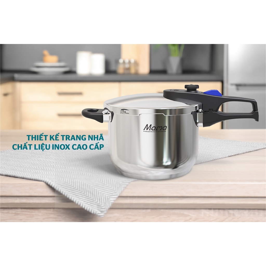 Nồi áp suất đáy từ inox 304 Sunhouse Mama SHG9906M/SHG9906M1