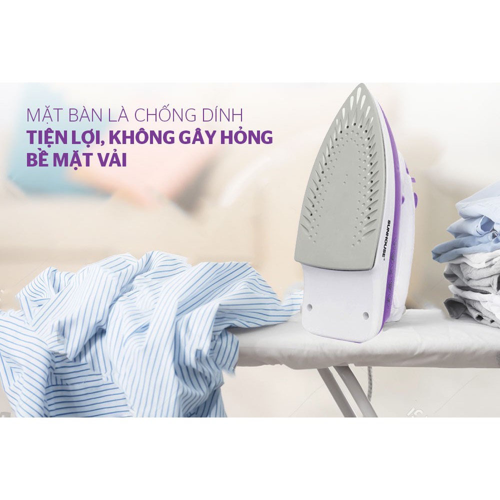 Bàn ủi hơi nước Sunhouse SHD2065/2063P - Hàng chính hãng