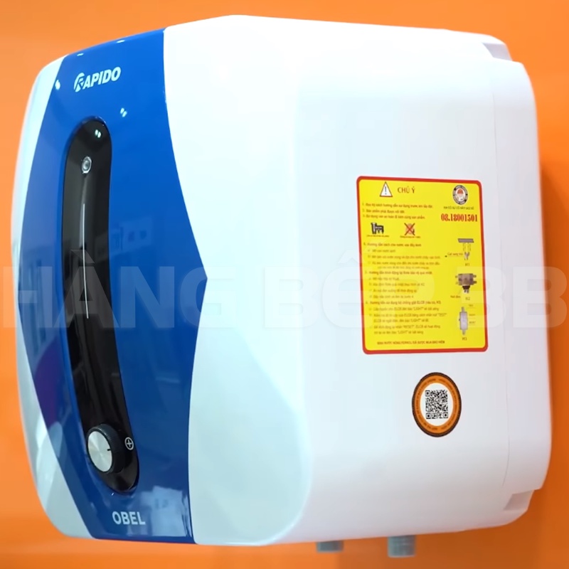 Bình nước nóng gián tiếp Rapido Obel ROV 20 lít - 30 lít - Hàng Bếp 3B