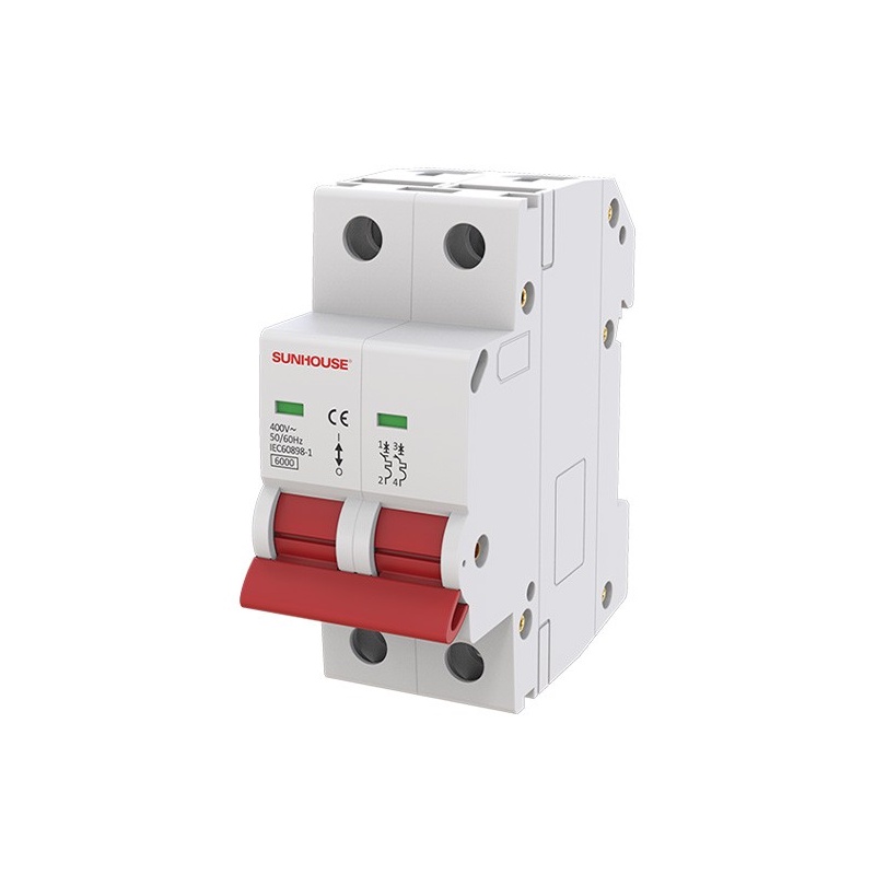 Cầu dao tự động SHE-B-C68N/2020 Sunhouse MCB 2 cực 220VAC - Chống quá dòng, quá tải và ngắn mạch - Hàng Bếp 3B