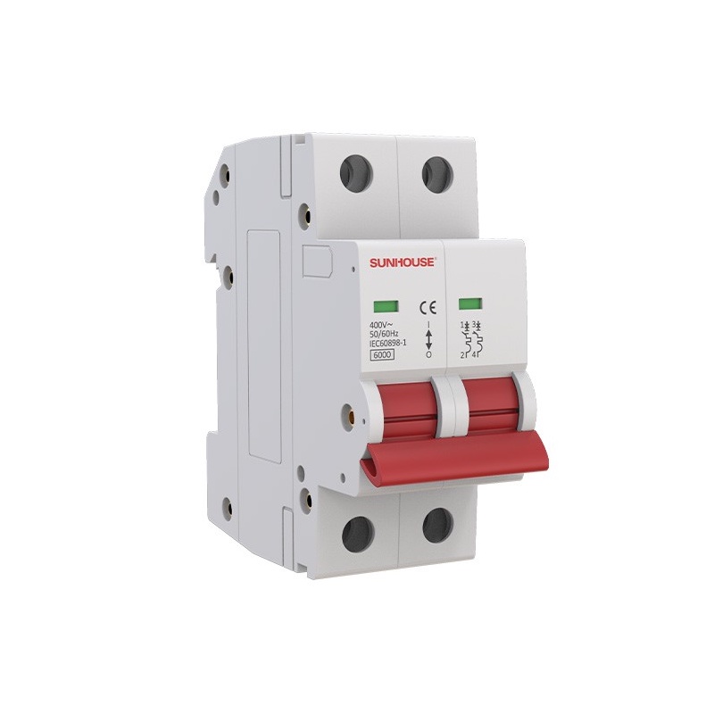 Cầu dao tự động SHE-B-C68N/2020 Sunhouse MCB 2 cực 220VAC - Chống quá dòng, quá tải và ngắn mạch - Hàng Bếp 3B