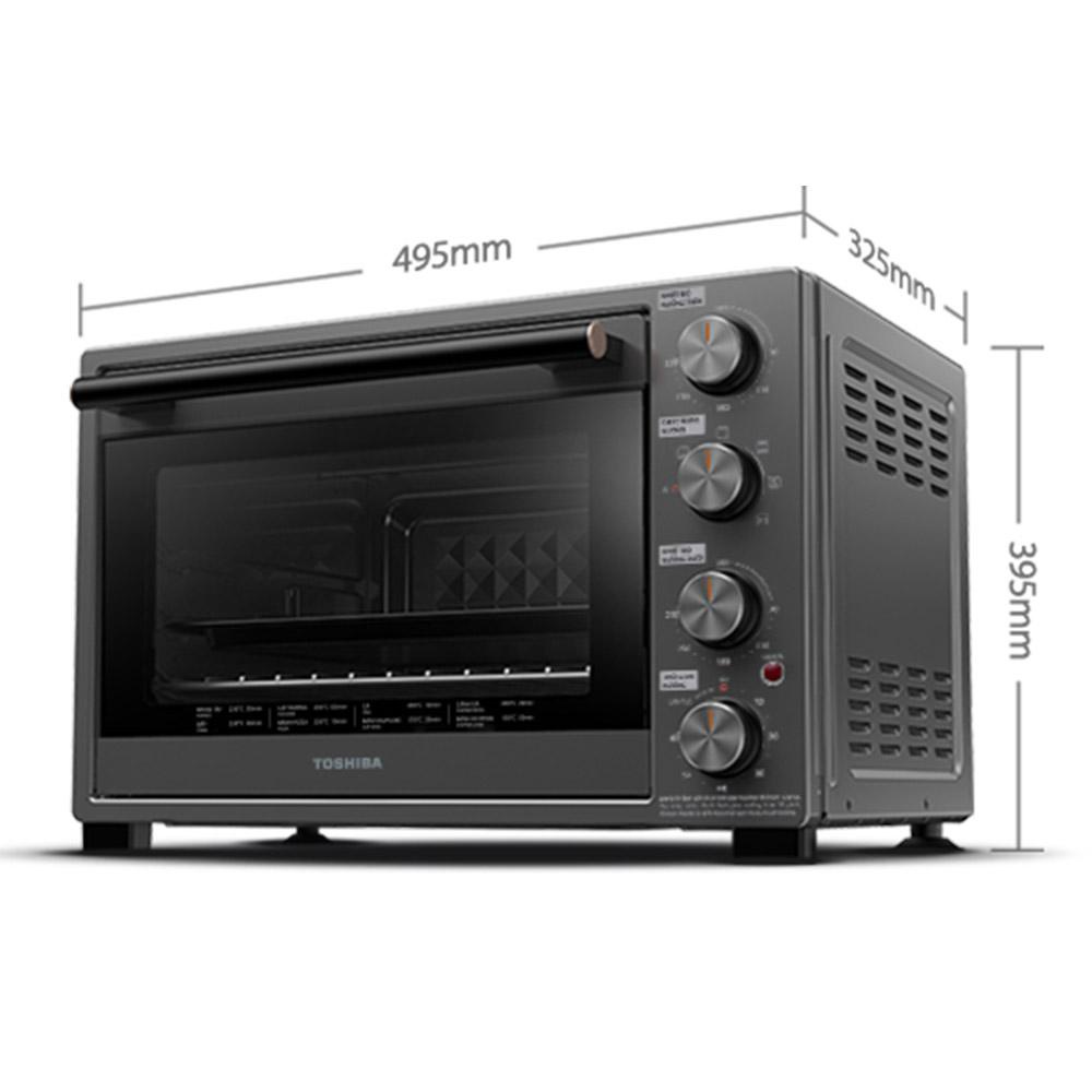 Lò nướng Toshiba 40 lít TL-MC40EZF(GR) - Hàng Bếp 3B - Chính hãng uy tín