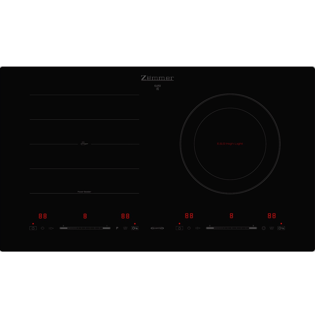 Bếp điện từ hồng ngoại đôi inverter Zemmer IZM 203IH - Hàng Bếp 3B - Có bảo hành