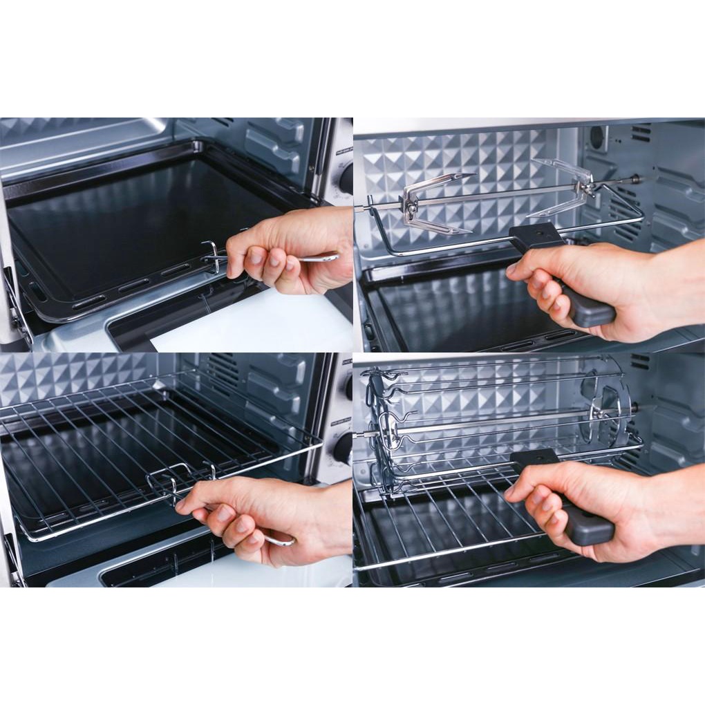 Lò nướng đối lưu 32 lít Sharp EO-A323RCSV-ST -  Hàng Bếp 3B -  Mới 100%