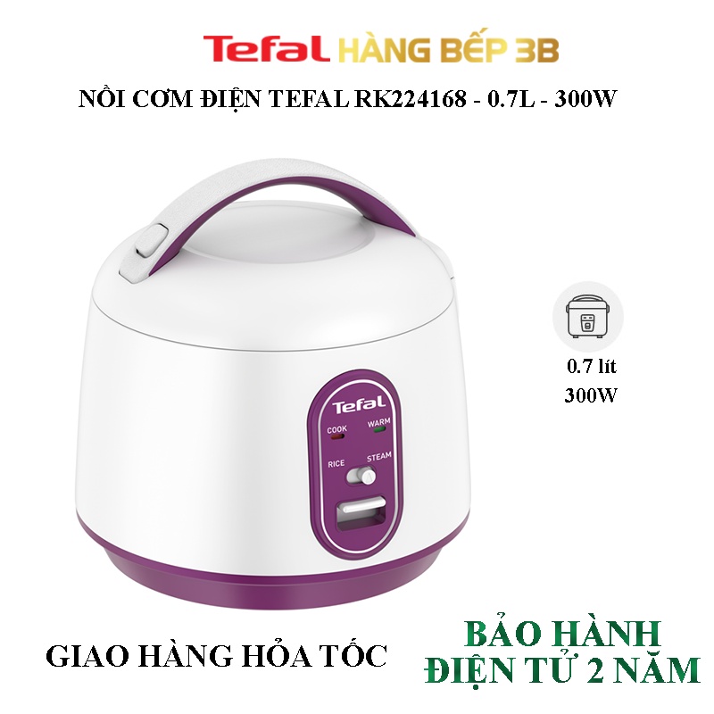 Nồi cơm điện cơ mini Tefal RK224168 0.7L - Bảo hành điện tử chính hãng 2 năm