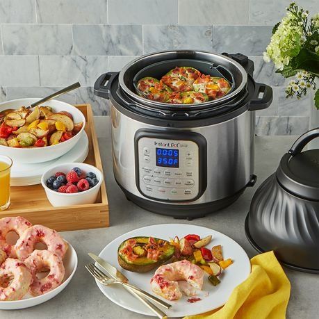 Nồi áp suất điện kết hợp chiên không dầu Instant Pot Duo Crisp 11 in 1 (8 lít) - Giao hàng miễn phí