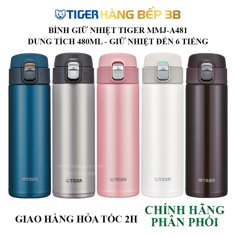 Bình lưỡng tính Tiger nắp bật MMJ-A481 (480ml)