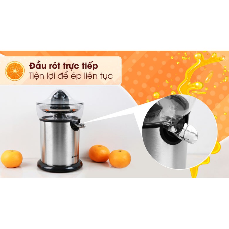 Máy vắt cam Sharp EJ-J130-ST công suất lớn - Bảo hành chính hãng 12 tháng