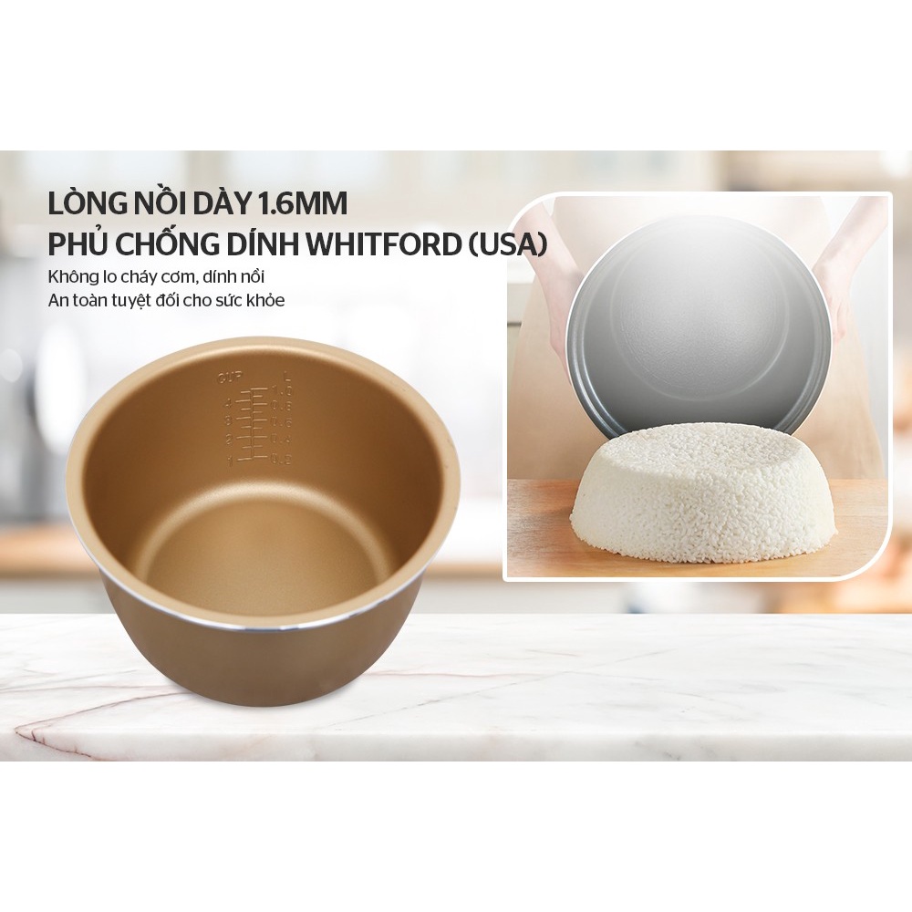 Nồi cơm điện 1 lít Sunhouse SHD8208C - Bảo hành chính hãng 1 năm toàn quốc