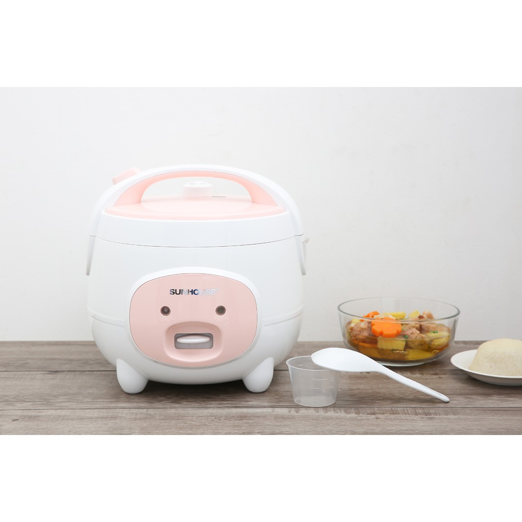 Nồi cơm điện nắp gài Sunhouse 1.8 lít SHD8607W - Bảo hành chính hãng 12 tháng toàn quốc