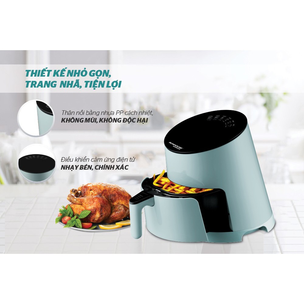 Nồi chiên không dầu 3.5L Sunhouse Mama SHD4085G