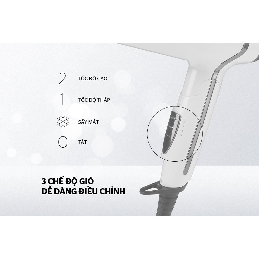 Máy sấy tóc Sunhouse SHD2308W/SHD2306 - Mới 100%, chính hãng Sunhouse bảo hành 12 tháng