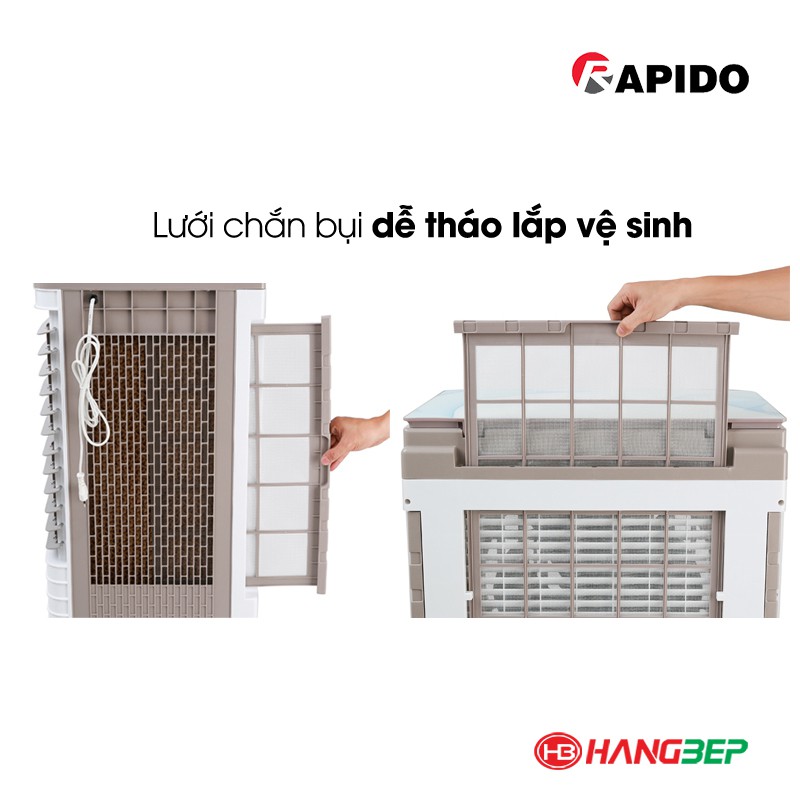 Quạt điều hòa không khí Rapido Turbo 9000D/9000M