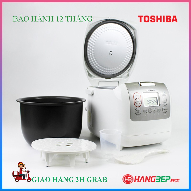 Nồi cơm điện tử Toshiba 1.8 lít RC-18NTFVN(W) - Bảo hành chính hãng 12 tháng