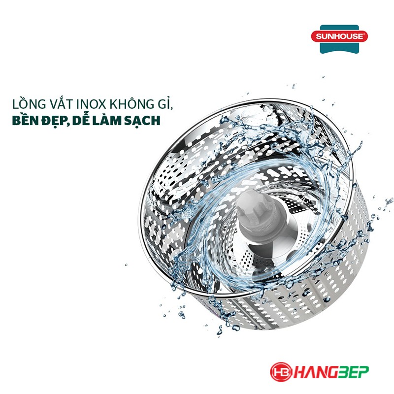 Bộ lau nhà xoay 360 độ Happy Time KH-CL330S [tặng thêm 1 bông lau][Sunhouse]