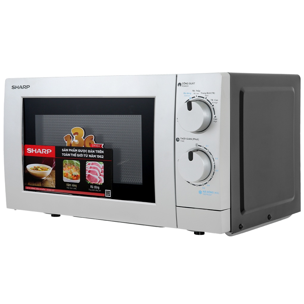 Lò vi sóng Sharp 20 lít R-202VN-S / R-209VN-SK - Bảo hành tại hãng 12 tháng toàn quốc