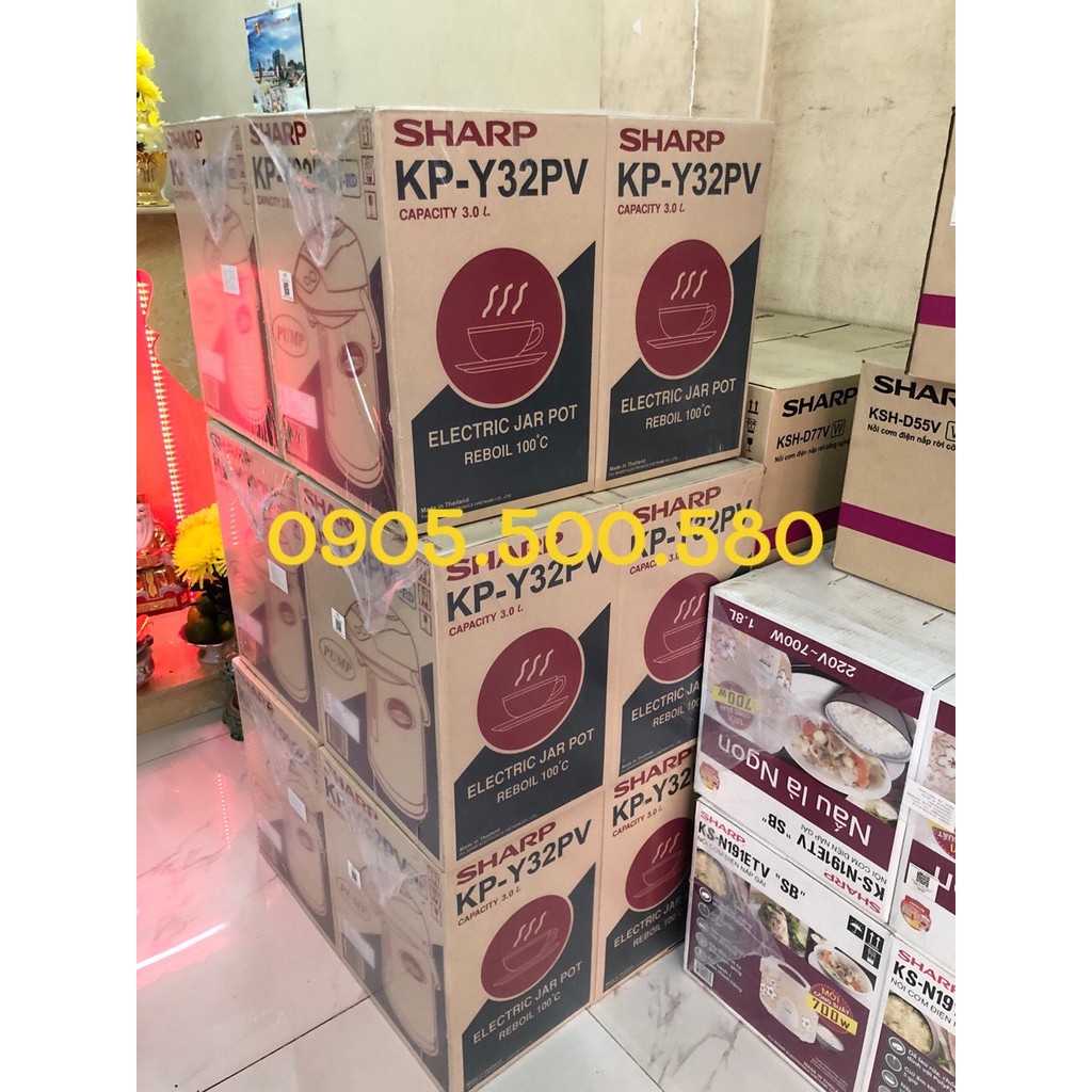 Bình thủy điện Sharp KP-Y40PV 4 lít/3 lít [CHÍNH HÃNG PHÂN PHỐI]