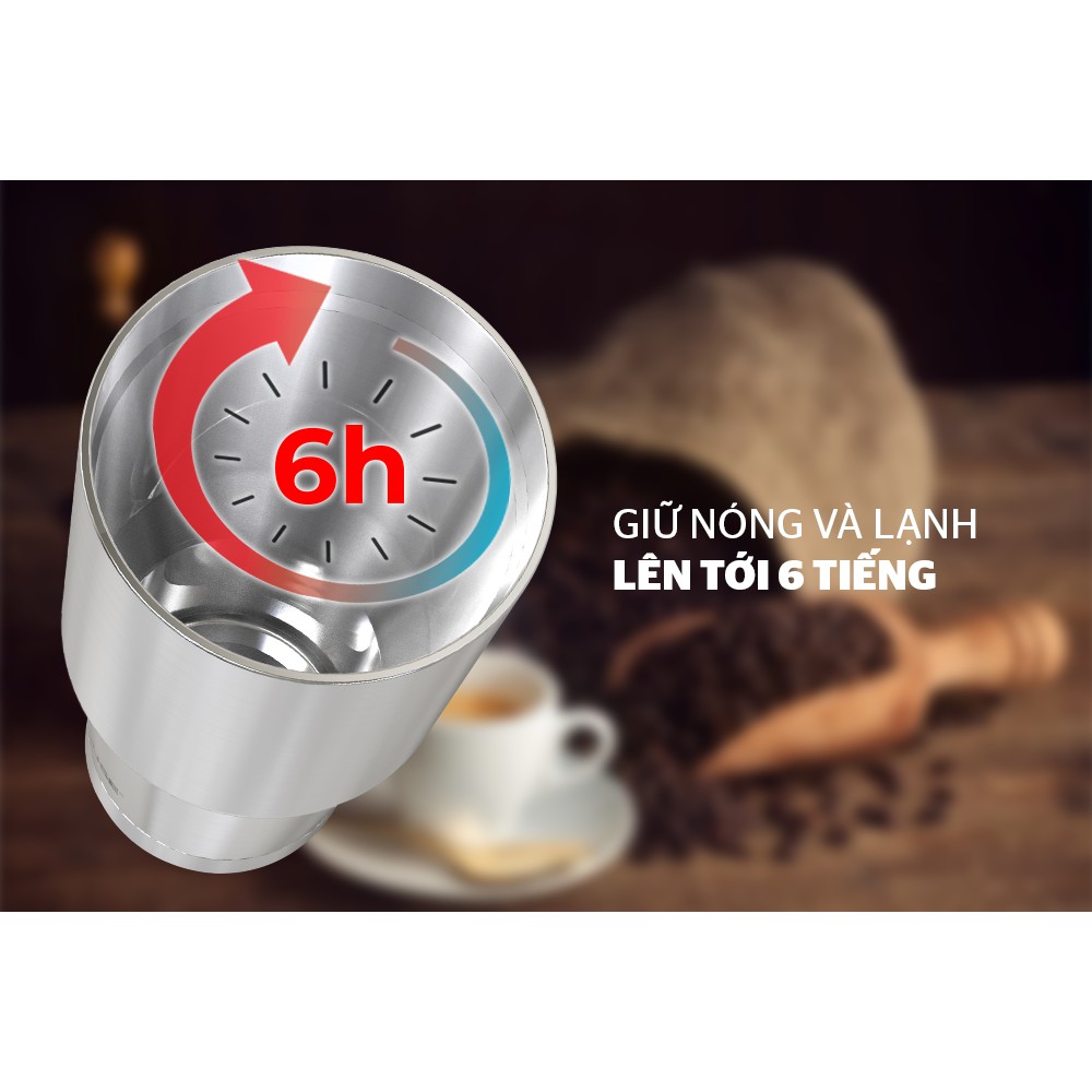 Bình giữ nhiệt Inox 304 Sunhouse 900ml KS-TU900I / 450ml KS-TU450I  - Hàng mới 100% chính hãng.