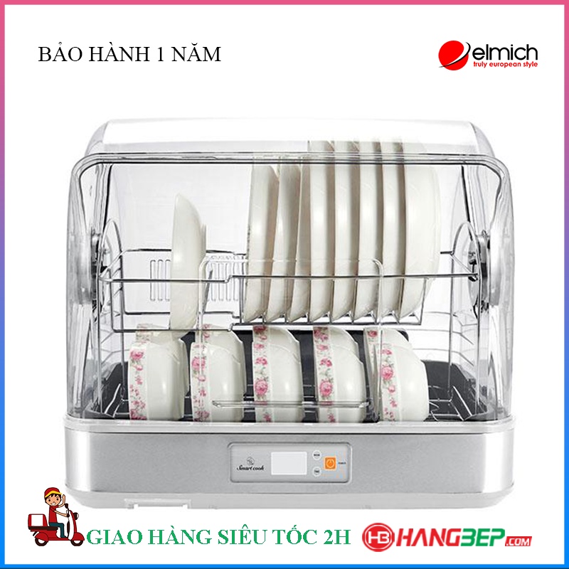 Máy sấy chén Elmich Smartcook DDS-3906 - Bảo hành chính hãng toàn quốc 12 tháng