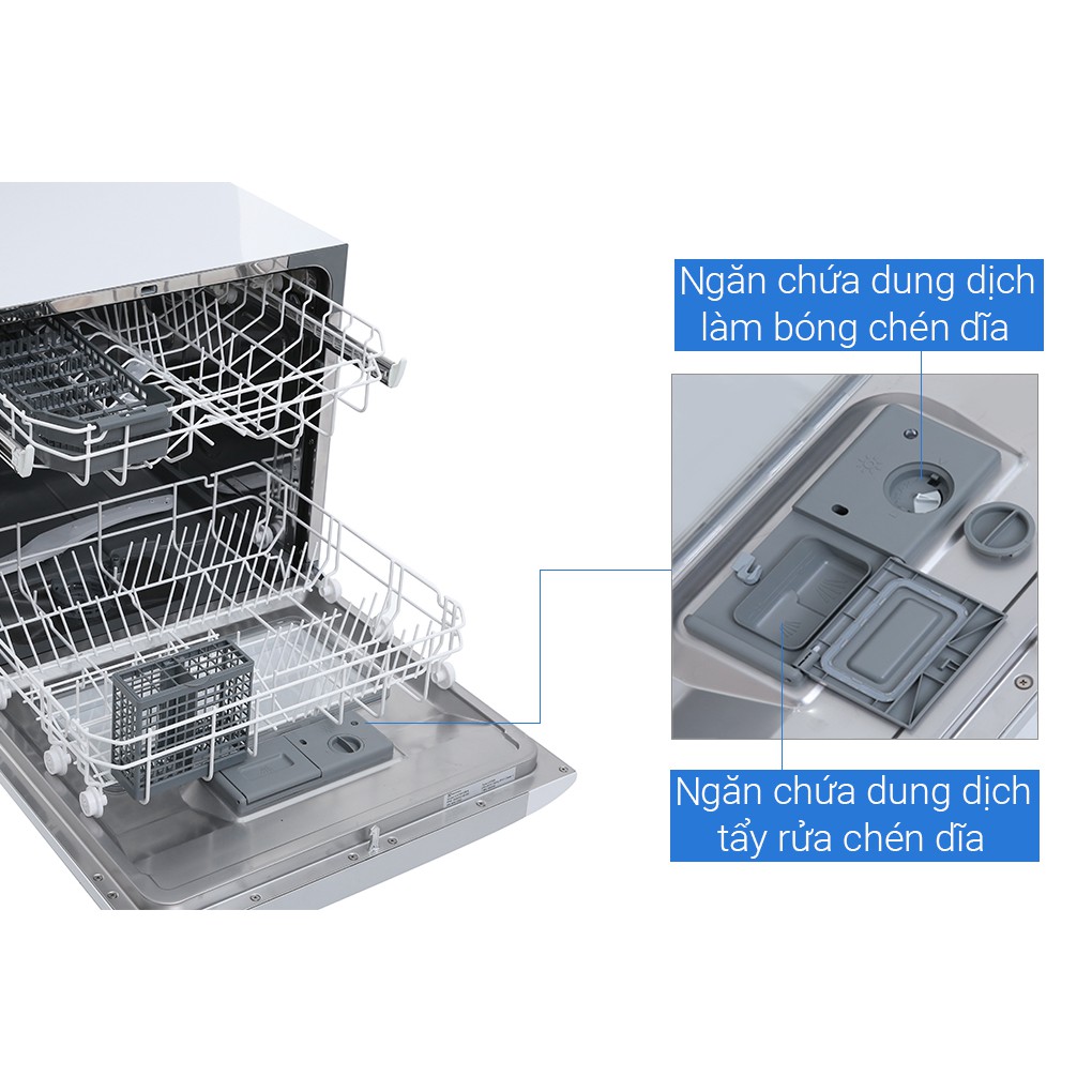 Máy rửa chén mini Electrolux ESF6010BW [8 bộ]