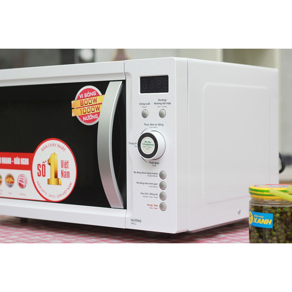 Lò vi sóng có nướng Sharp 23 lít R-G371VN-W - Bảo hành tại hãng 12 tháng toàn quốc