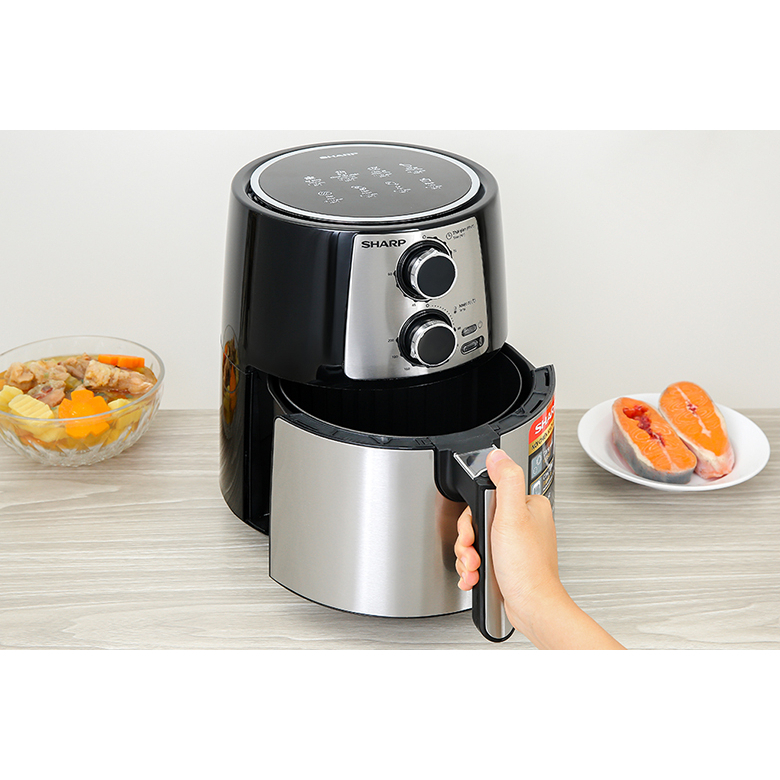Nồi chiên không dầu Sharp 4.2 lít KF-AF42MV-ST - Bảo hành chính hãng 12 tháng