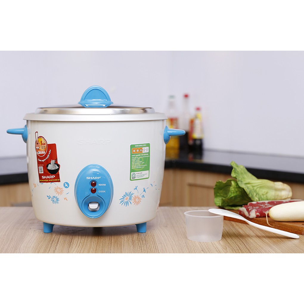 Nồi cơm điện nắp rời Sharp 2.8 lít KSH-D28V (giao màu mẫu nhiên) - Bảo hành chính hãng 12 tháng toàn quốc