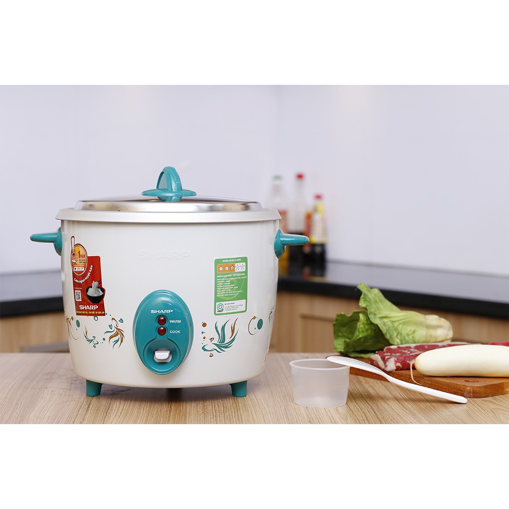 Nồi cơm điện nắp rời Sharp 2.8 lít KSH-D28V (giao màu mẫu nhiên) - Bảo hành chính hãng 12 tháng toàn quốc