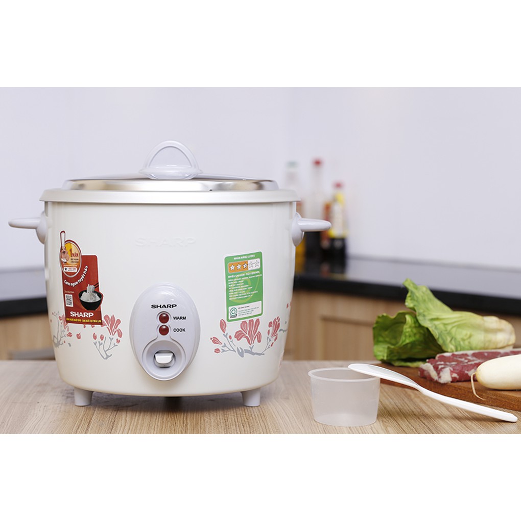 Nồi cơm điện nắp rời Sharp 2.8 lít KSH-D28V (giao màu mẫu nhiên) - Bảo hành chính hãng 12 tháng toàn quốc