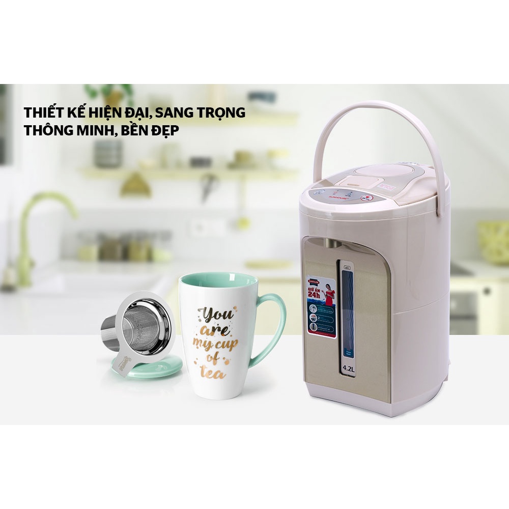 Bình thủy điện 4.2 lít Sunhouse SHD1542 - Bảo hành 12 tháng CHÍNH HÃNG