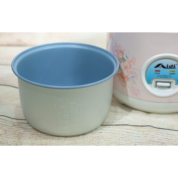 Nồi cơm điện chống dính Aidi 1.8 lít MR-SM09K / 1 lít MR-SM07H - Bảo hành chính hãng 12 tháng