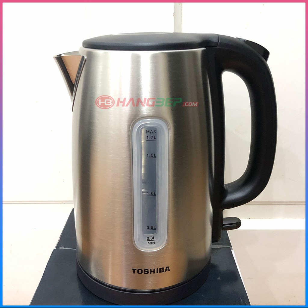 Bình đun nước siêu tốc 1,7 lít Toshiba KT-17SH1NV - Bảo hành tại hãng 12 tháng toàn quốc