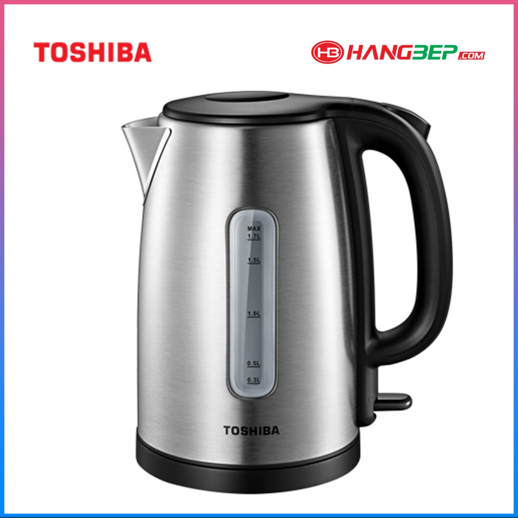 Bình đun nước siêu tốc 1,7 lít Toshiba KT-17SH1NV - Bảo hành tại hãng 12 tháng toàn quốc