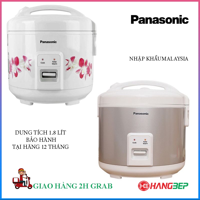 Nồi cơm điện Panasonic 1.8 lít SR-MVN187LRA / SR-MVN187HRA - Bảo hành chính hãng 12 tháng