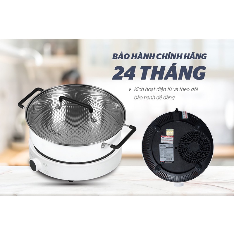 Bếp điện từ cảm ứng Sunhouse SHD6872 - Tặng kèm nồi, Bảo hành chính hãng 2 năm