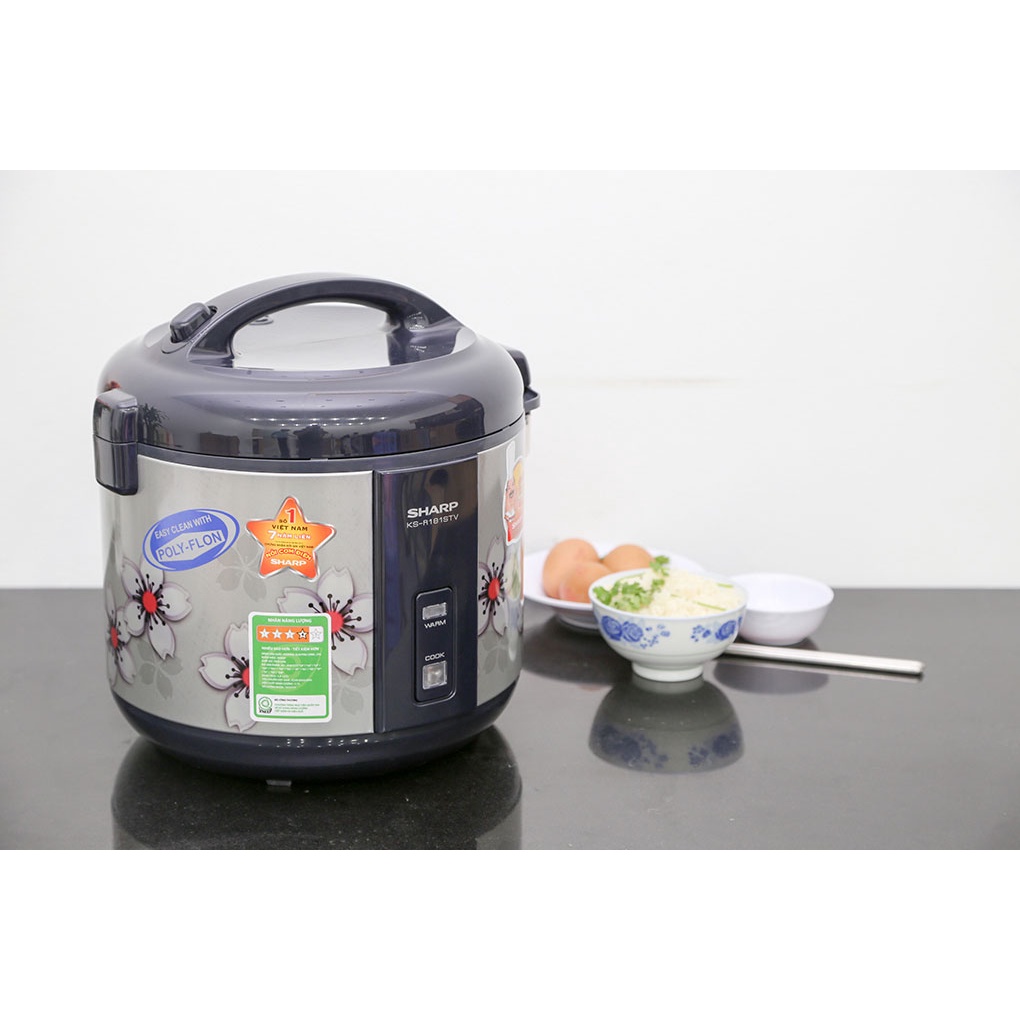 Nồi cơm điện Sharp 1.8 lít KS-NR191STV