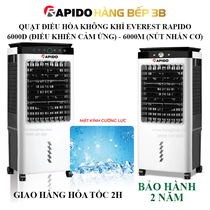Quạt điều hòa không khí Rapido 6000D