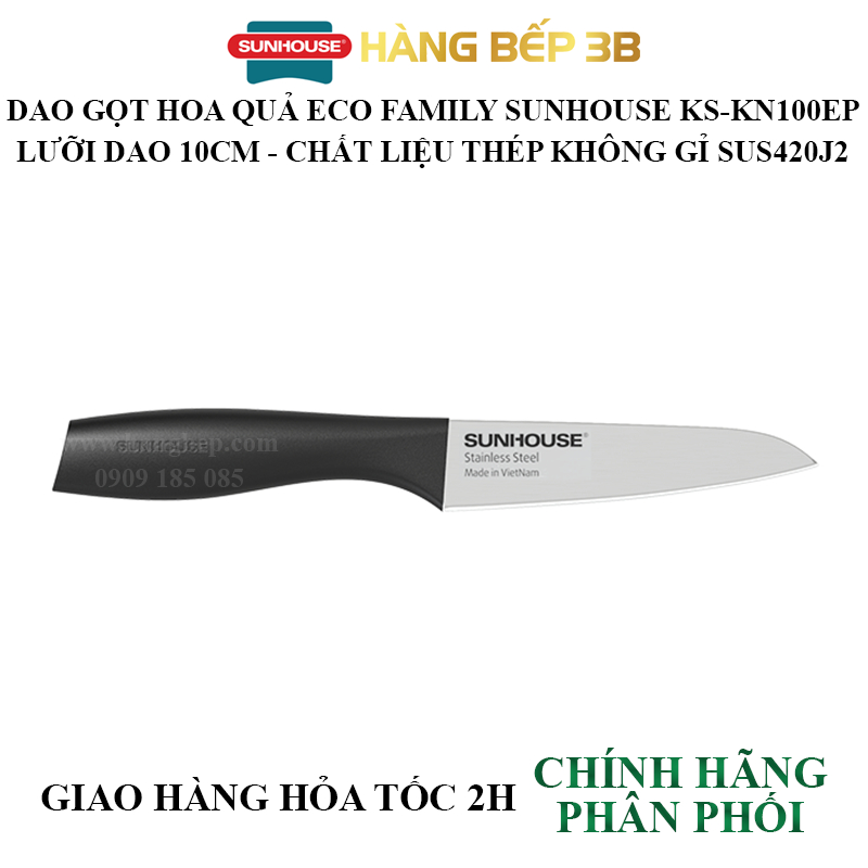 Dao gọt hoa quả 10cm Sunhouse KS-KN100PS / KS-KN100EP / KN100CP