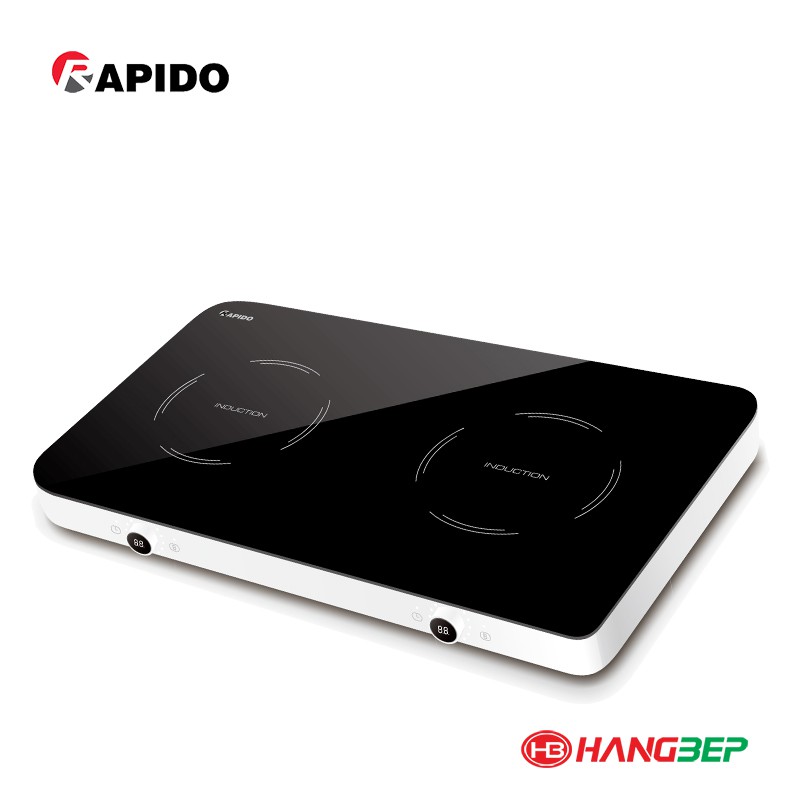 Bếp từ đôi dương Rapido RI3000KP (2000W+2000W)