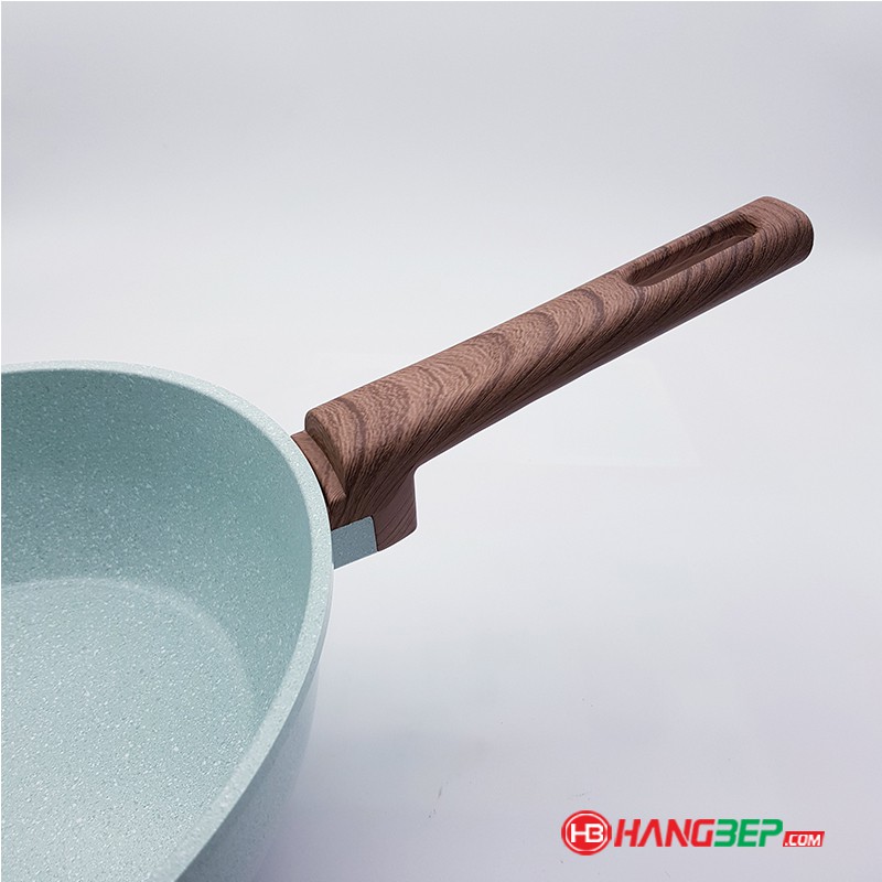 Chảo ceramic sâu lòng đáy từ Lacena 26cm/30cm - Nhập khẩu Hàn Quốc