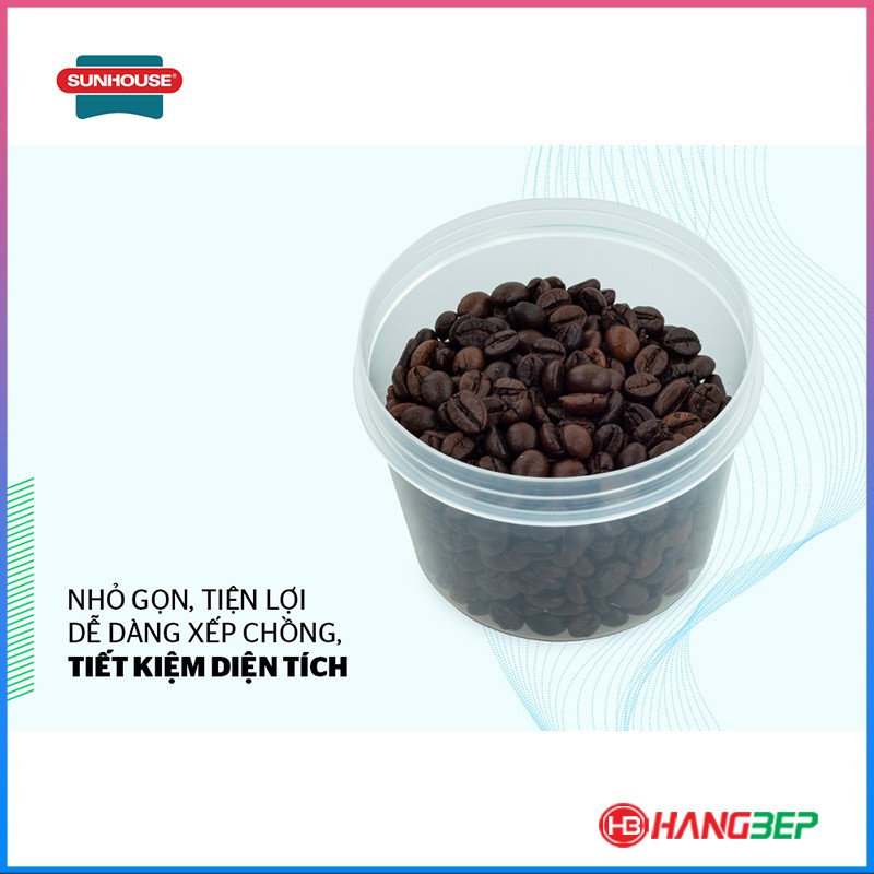 Hộp bảo quản thực phẩm khô BioZone 400ml KB-DR400P
