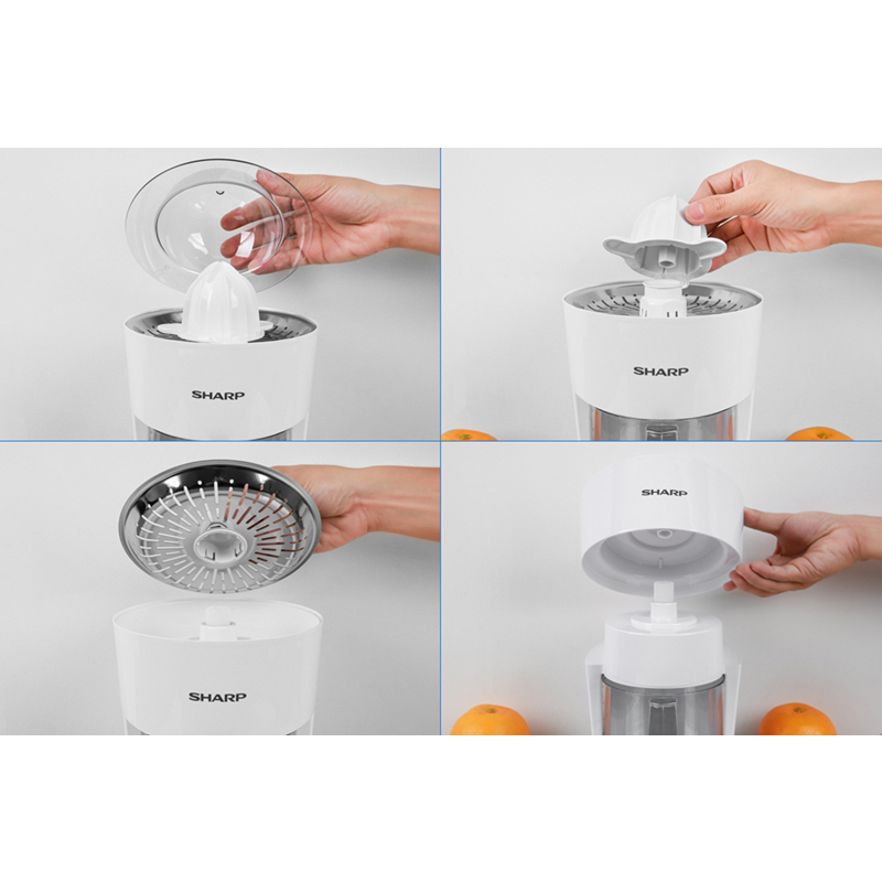 Máy vắt cam Sharp EJ-J408-WH - Bảo hành chính hãng 12 tháng - Hàng Bếp 3B