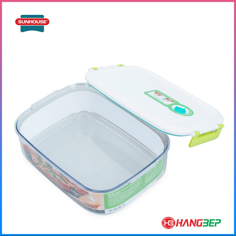 Hộp bảo quản thực phẩm thông minh BioZone KB-SM1250S (dùng được lò vi sóng)