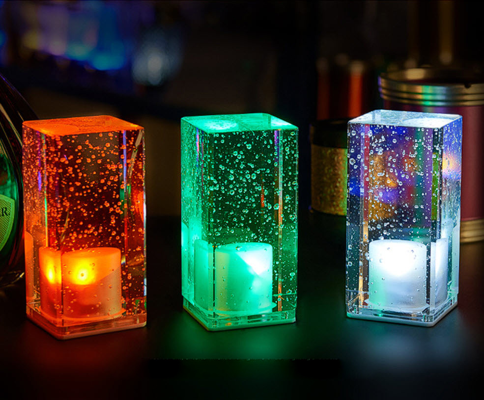 Đèn led để bàn cho quán Bar, Karaoke, Nhà hàng, tiệc ngoài trời OEM MS1809