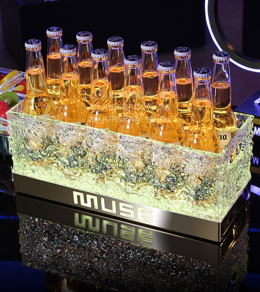 Xô đá có đèn led cho Bar, Karaoke, Nhà hàng OEM MS1804