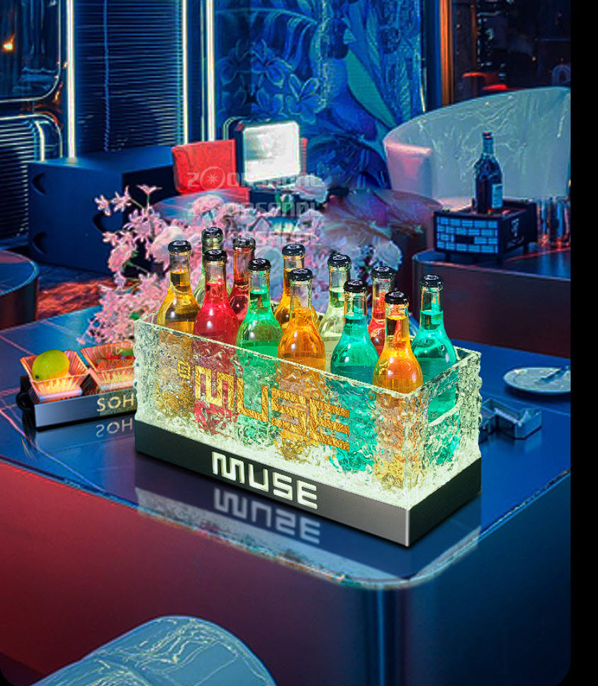 Xô đá có đèn led cho Bar, Karaoke, Nhà hàng OEM MS1804