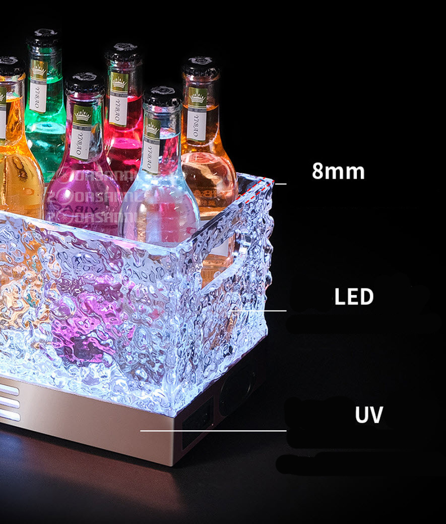 Xô đá có đèn led cho Bar, Karaoke, Nhà hàng OEM MS1804