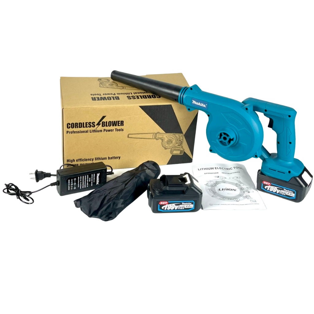 Máy thổi bụi dùng pin Makita 199v, máy thổi hút bụi cầm tay công suất lớn 680W thổi sạch sẽ mọi ngóc ngách nhà bạn
